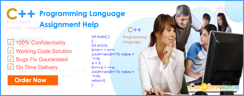 C++ programming language assignment help