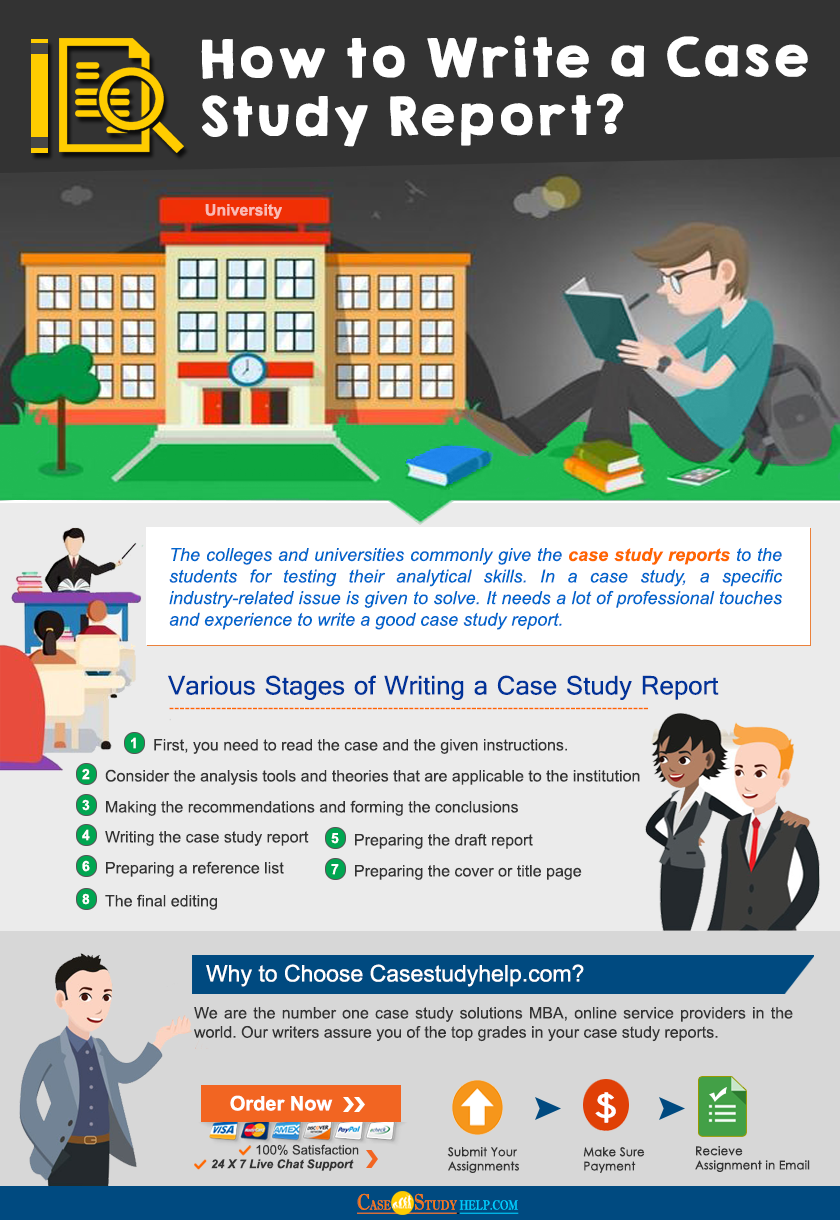 how to write a case study report