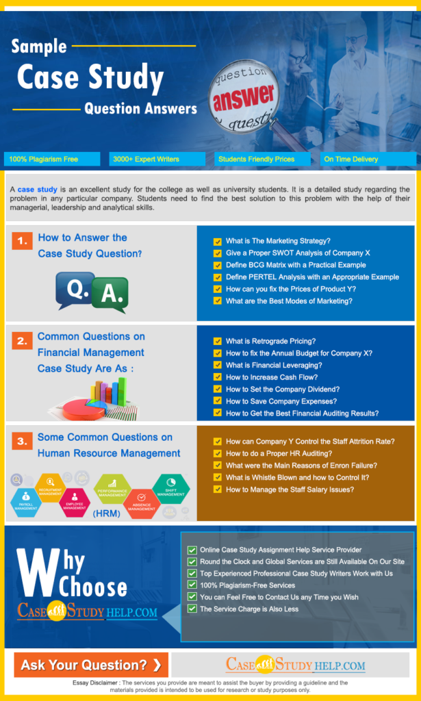 how to answer business case study questions