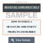 HOW TO WRITE A SIGNATURE ASSIGNMENT PROJECTS EXAMPLE