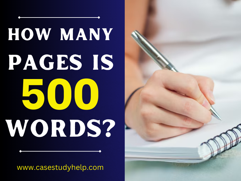How Many Pages is 500 Words