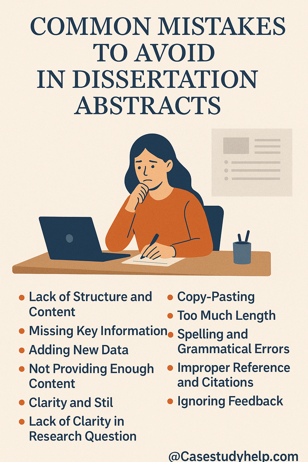 Common Mistakes to Avoid in Dissertation Abstracts Common Mistakes to Avoid in Dissertation Abstracts