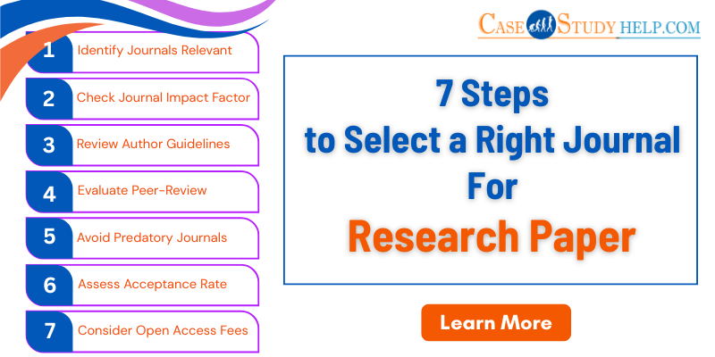 7 steps to select a right journal for research paper