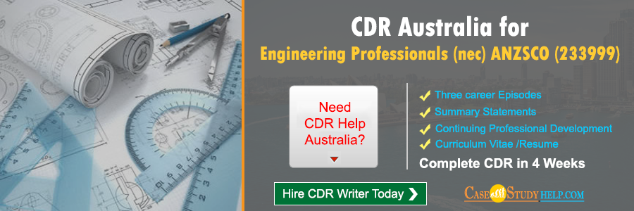 CDR Australia for Engineering Professionals (nec)