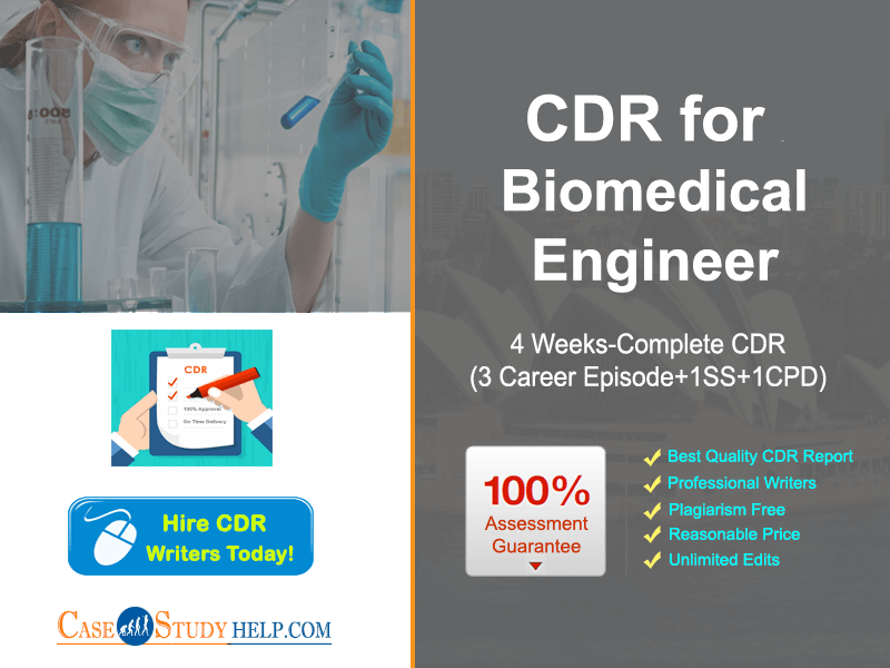 CDR Writer Australia for Biomedical Engineer